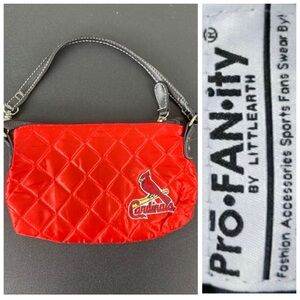Pro-Fan-ity by Littlearth. St. Louis Cardinals small quilted bag.